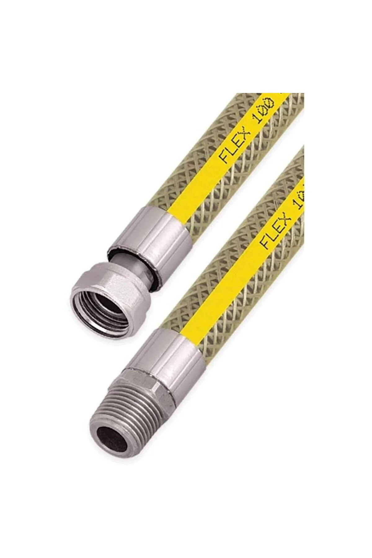 Ocak Fırın Doğalgaz Bağlantı Fleksi Extra Korumalı Hortum 1 Metre