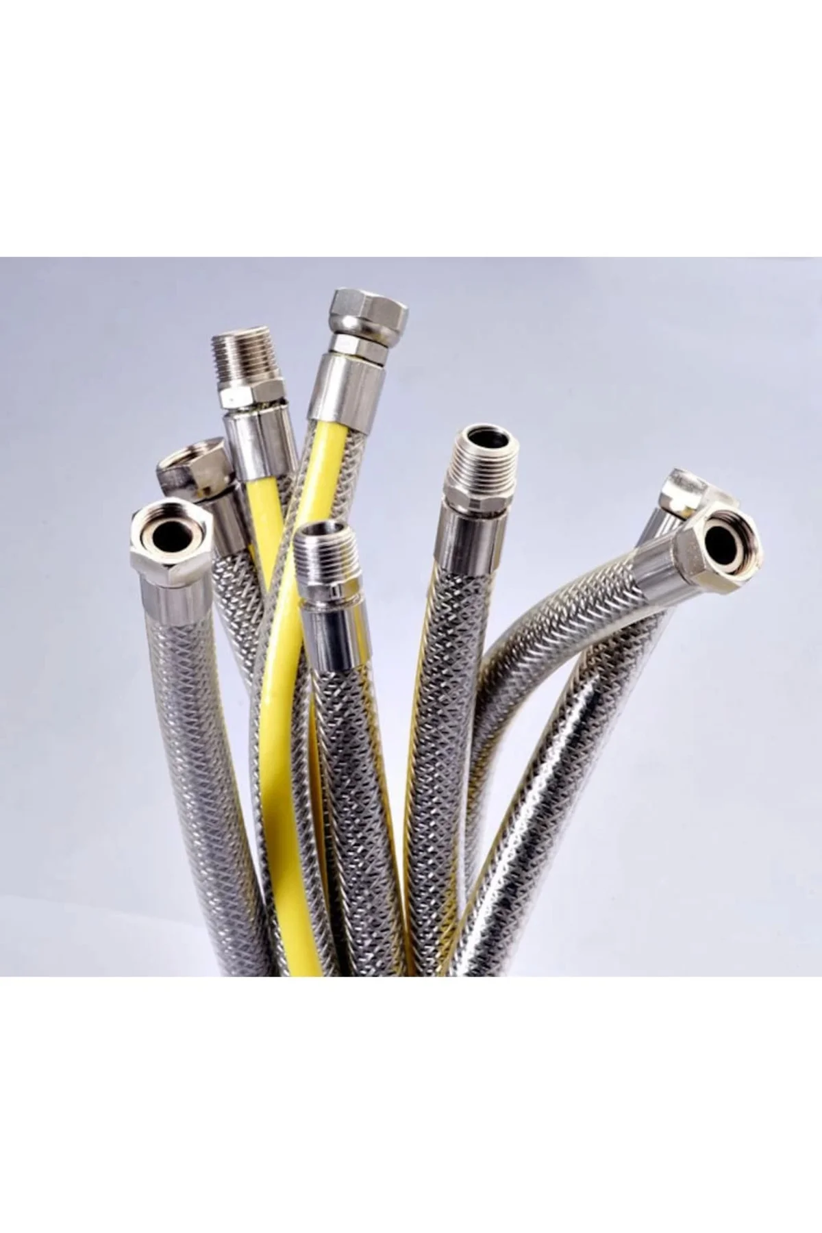 Ocak Fırın Doğalgaz Bağlantı Fleksi Extra Korumalı Hortum 1 Metre