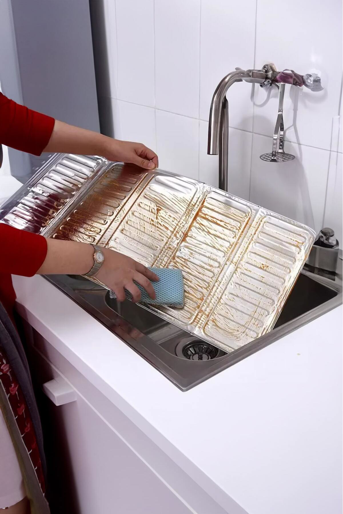 🍳OCAK KENARI YAĞ KORUYUCU ALÜMİNYUM