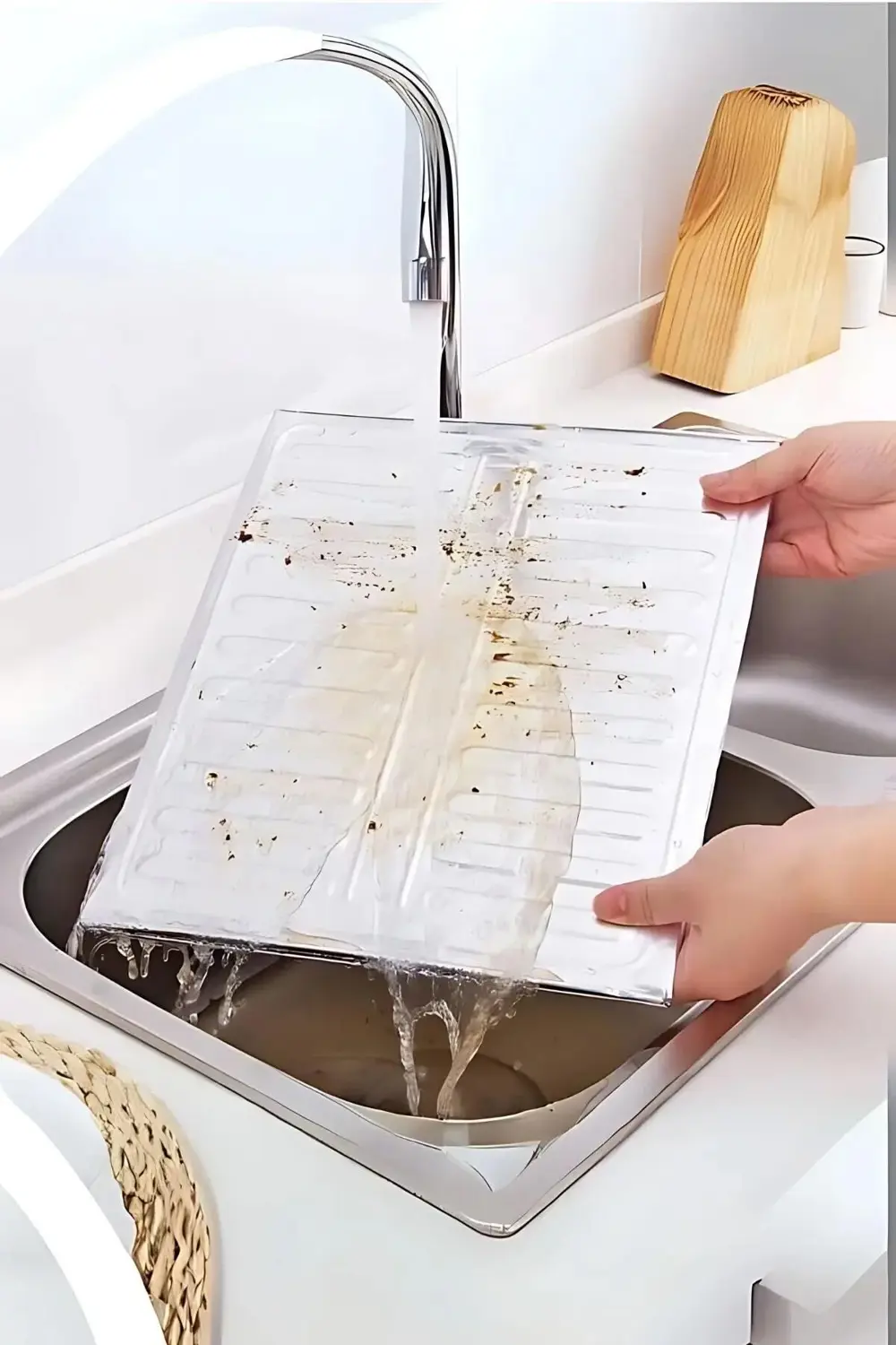 🍳OCAK KENARI YAĞ KORUYUCU ALÜMİNYUM