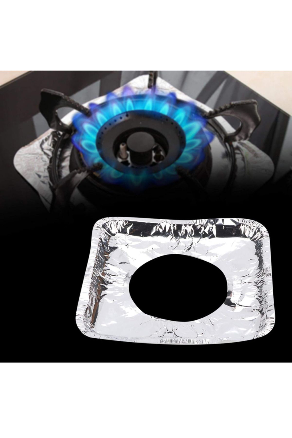 Ocak Üstü Leke Önleyici Yıkanabilir Isıya Dayanıklı Izgara Koruyu