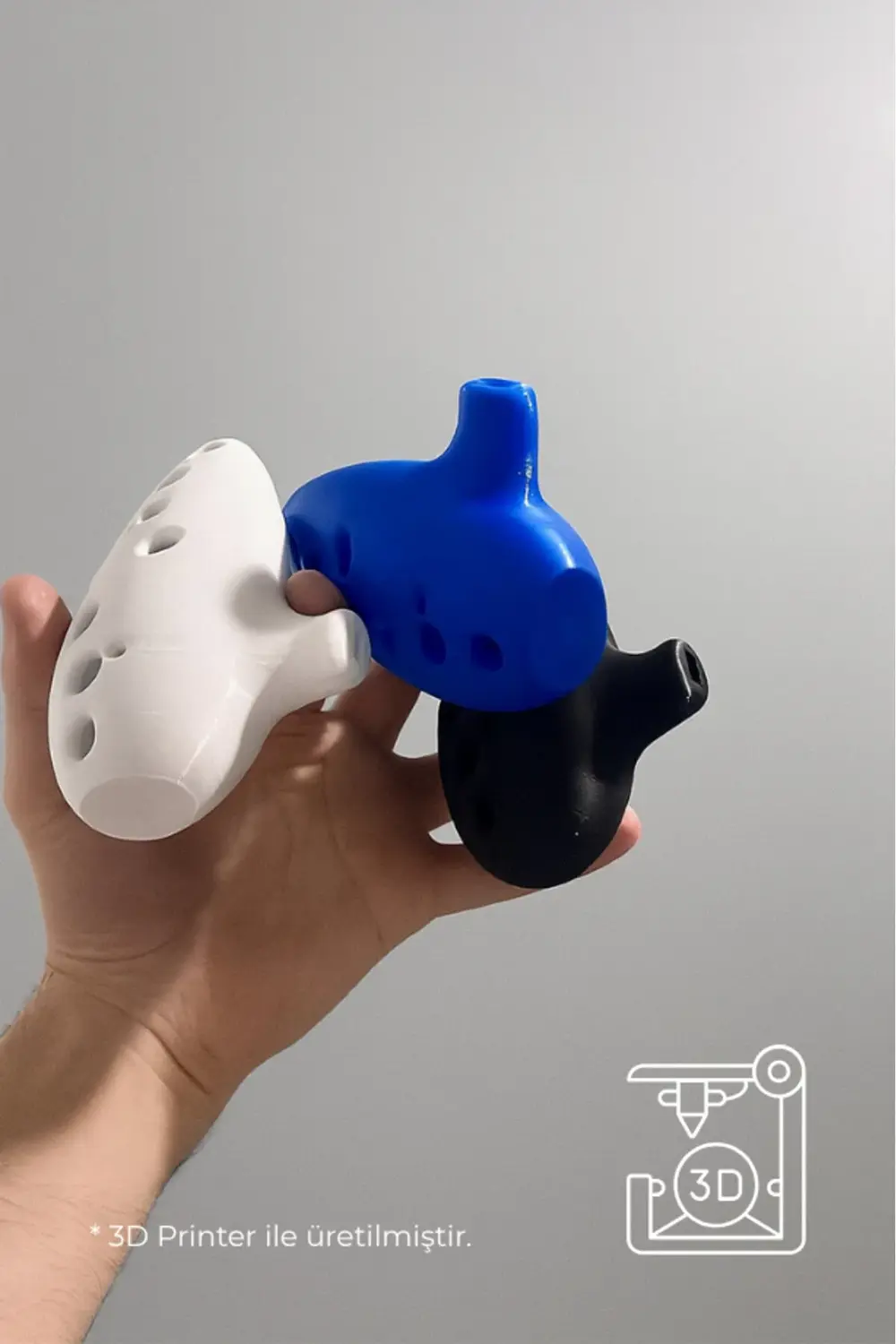 Ocarina 12 Delik Ocarina Alto C Ocarina Flüt 3D Model