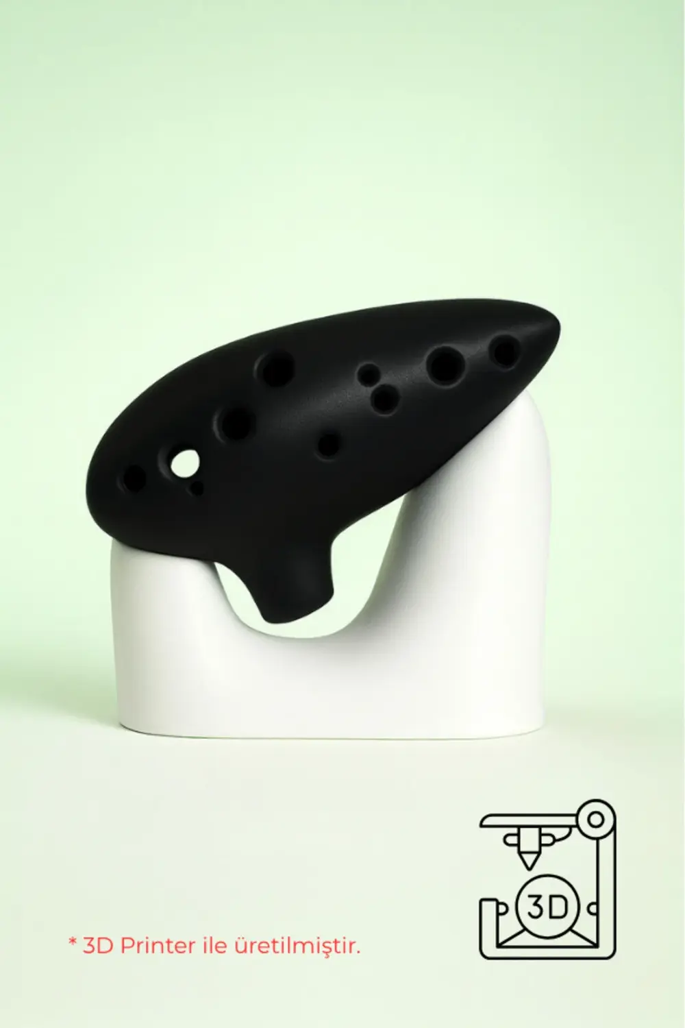 Ocarina 12 Delik Ocarina Alto C Ocarina Flüt 3D Model