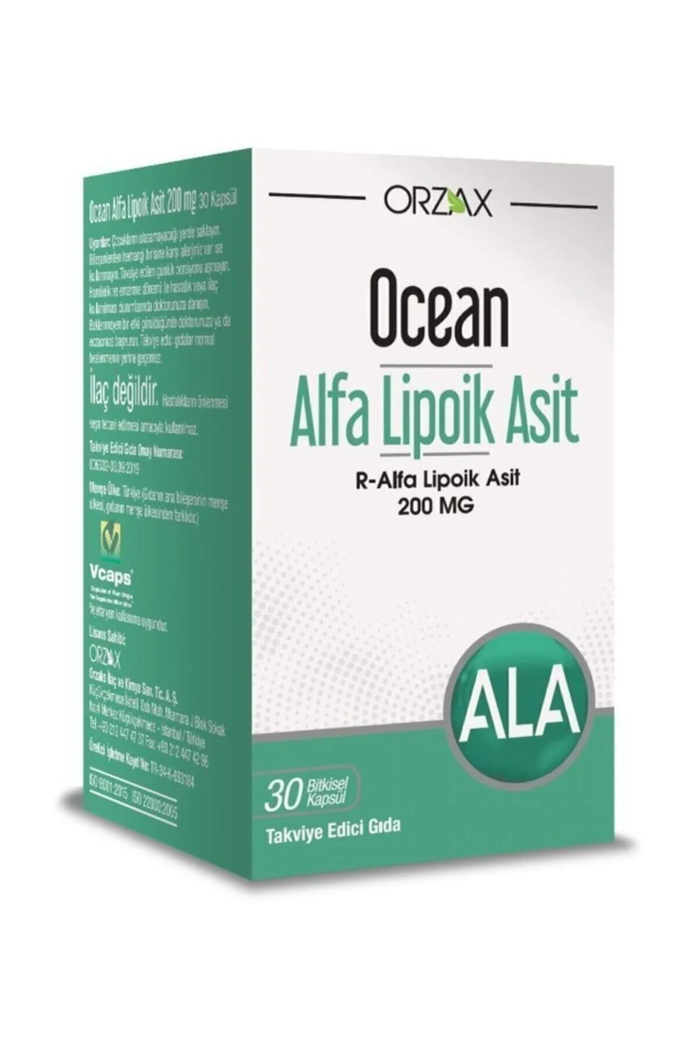 Ocean Alfa Lipoik Asit 200 Mg 30 Kapsül