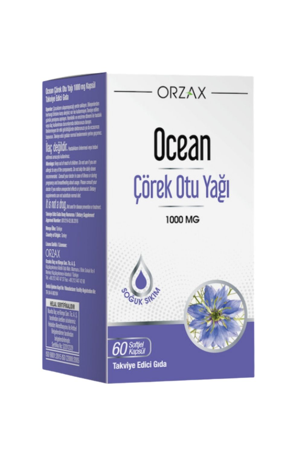 Ocean Çörek Otu Yağı 60 Kapsül