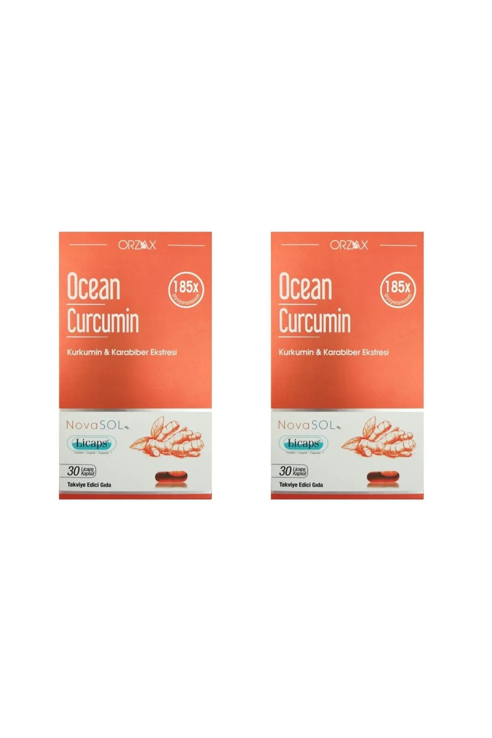 Ocean Curcumin 30 Kapsül X 2 Adet Ocean Curcumin 30 Kapsül X 2 Adet