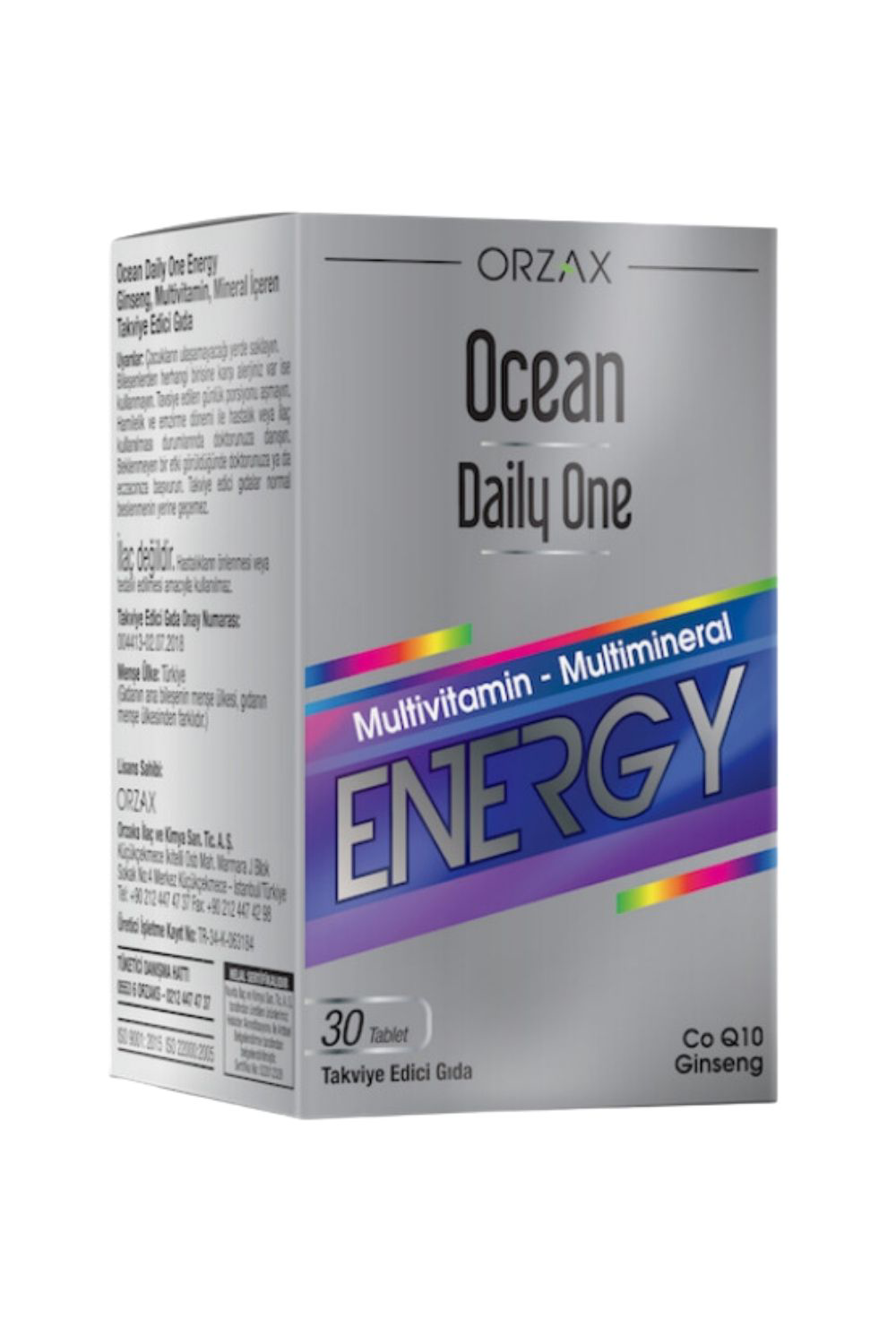 Ocean Daily One Energy 30 Tablet x 3 Adet