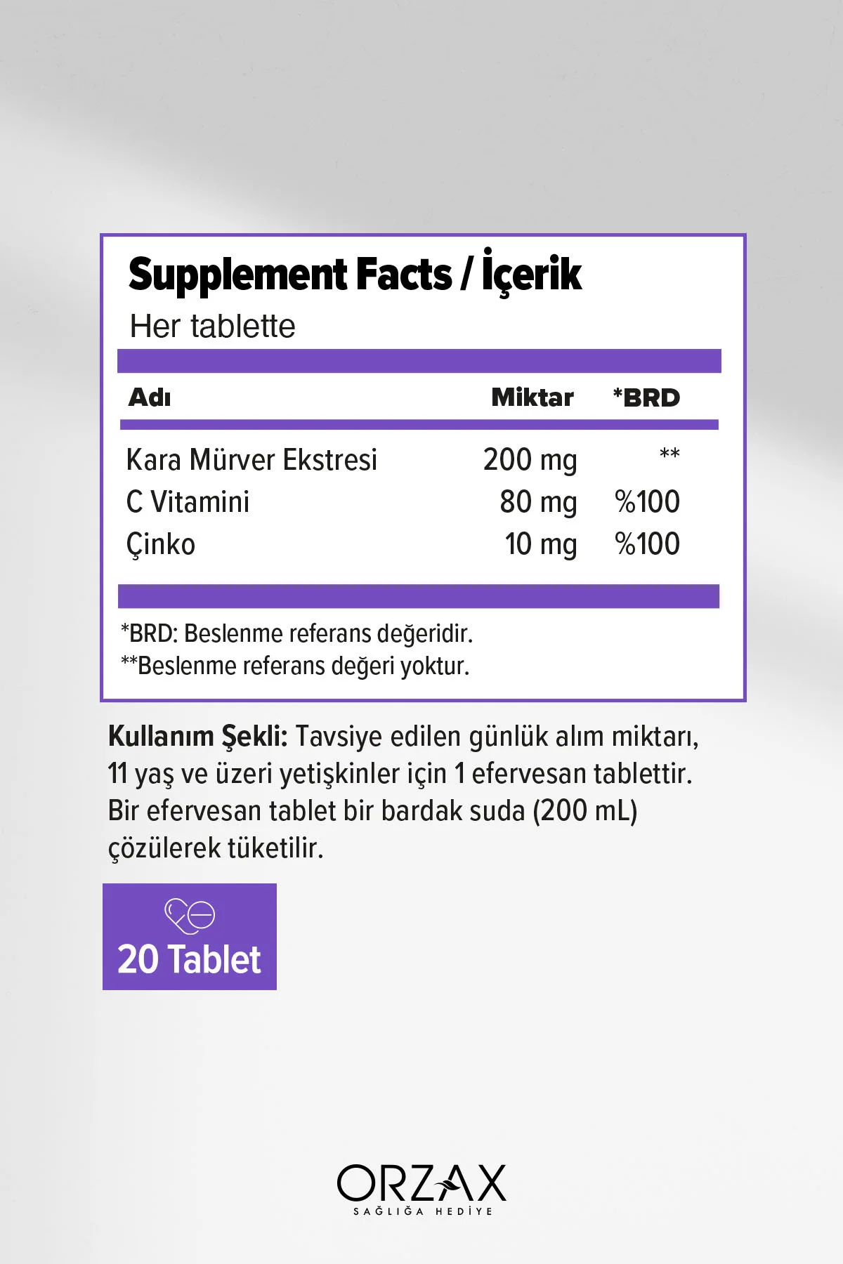 Ocean Efervit Sambucus Nigra Efervesan 20 Tablet