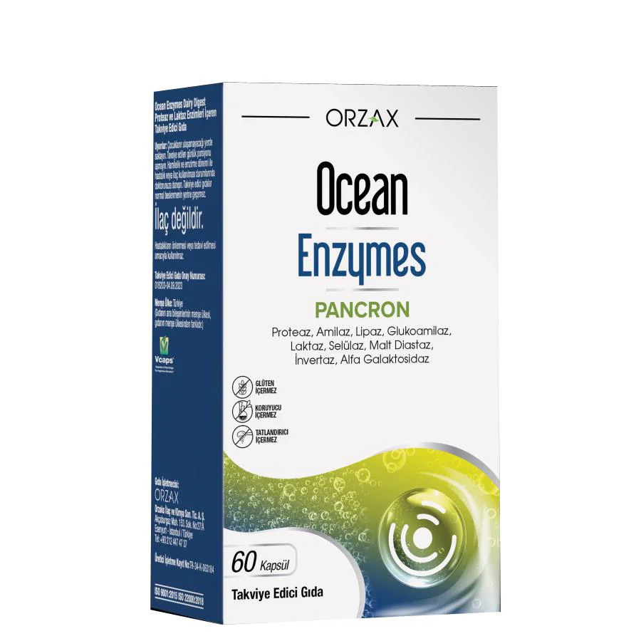 Ocean Enzymes PANCRON 60 Kapsül Ocean Enzymes PANCRON 60 Kapsül Fiyatı, Yorumları ve Özellikleri