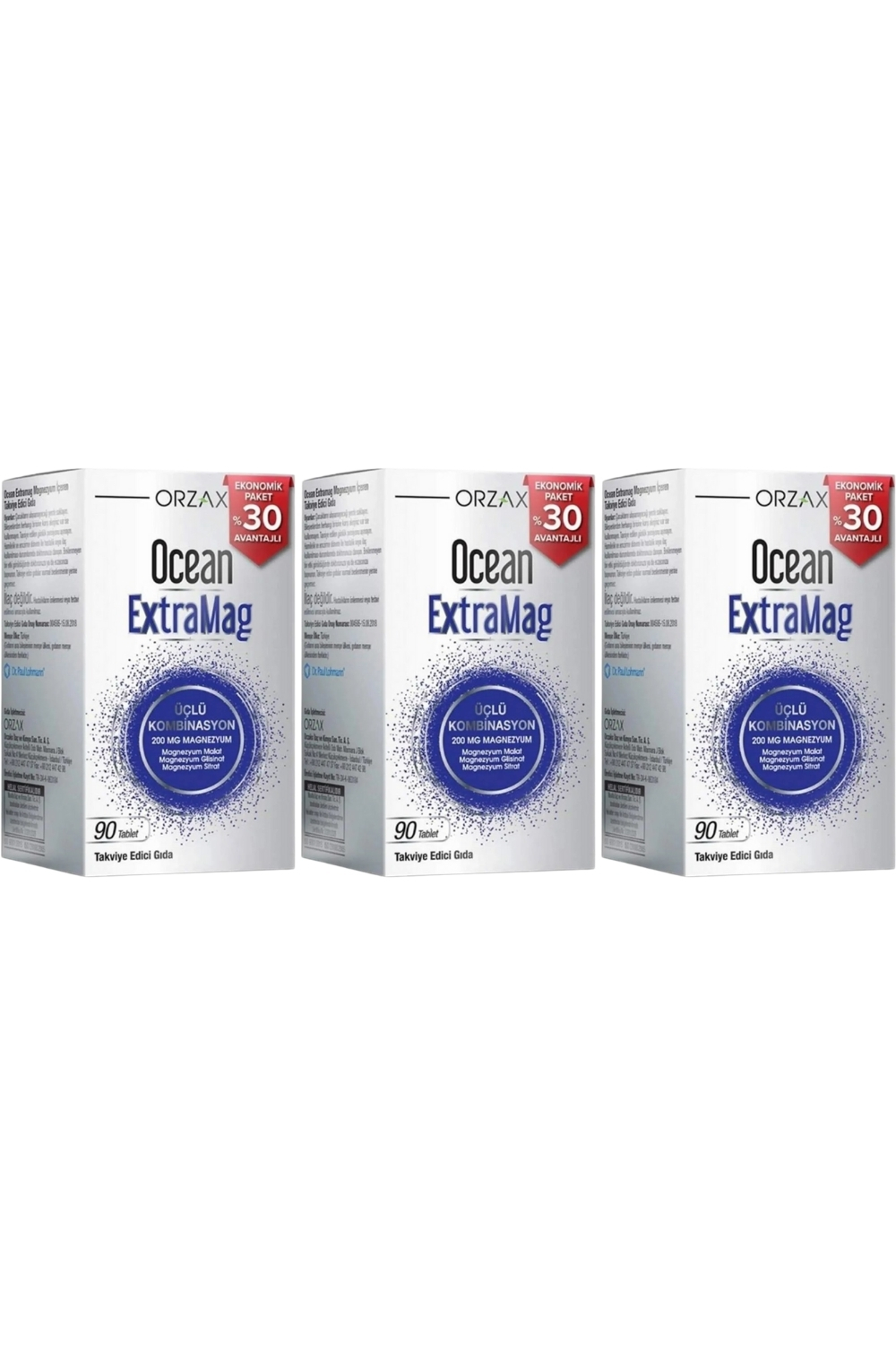 Ocean Extramag 90 Tablet x 3 Adet