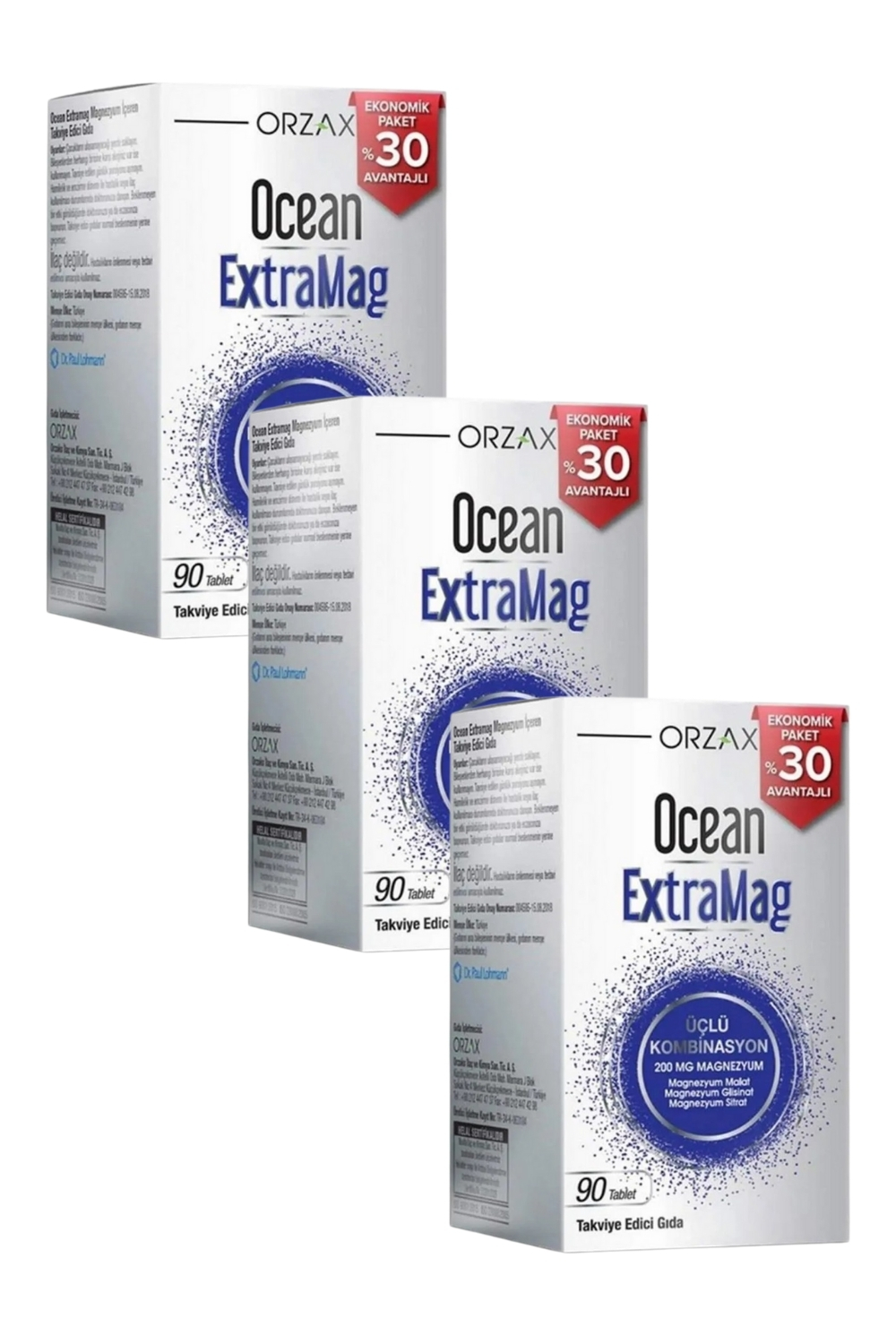 Ocean Extramag 90 Tablet x 3 Adet