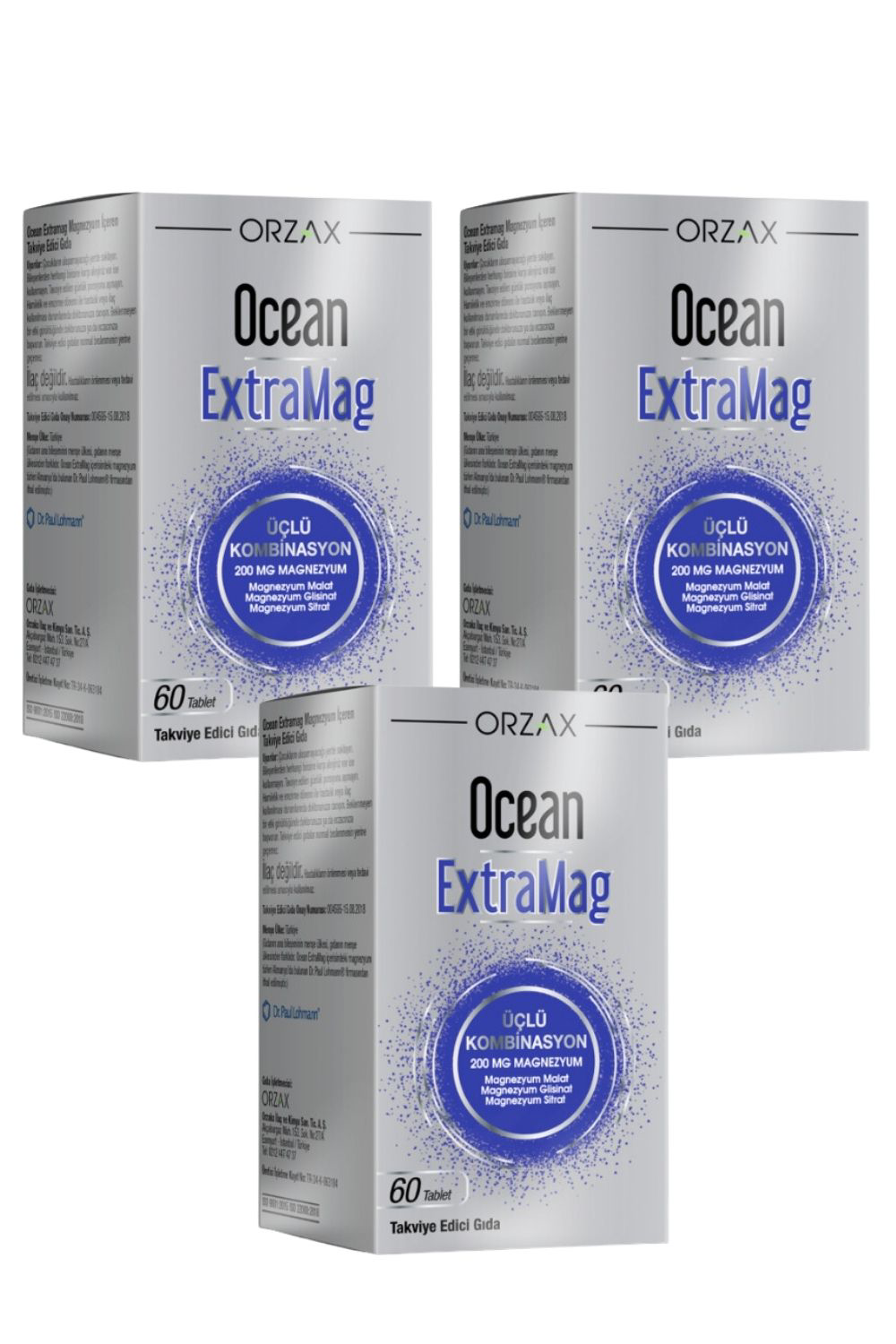 Ocean Extramag 60 Tablet x 3 Adet