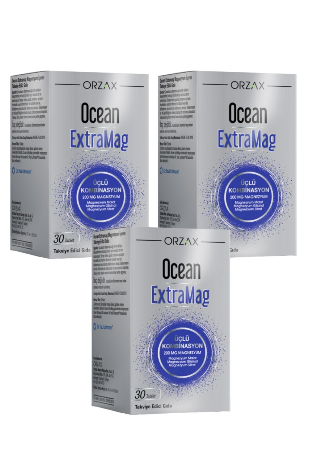 Ocean  Extramag 30 Tablet X 3 Adet