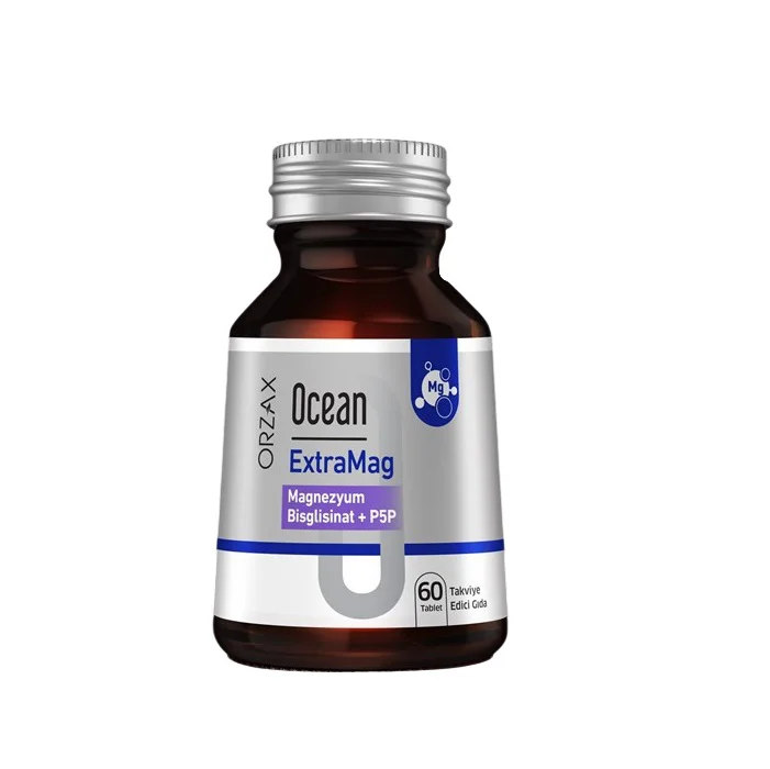 Ocean Extramag Magnezyum Bisglisinat + P5P 60 Tablet Fiyatı, Yorumları ve Özellikleri