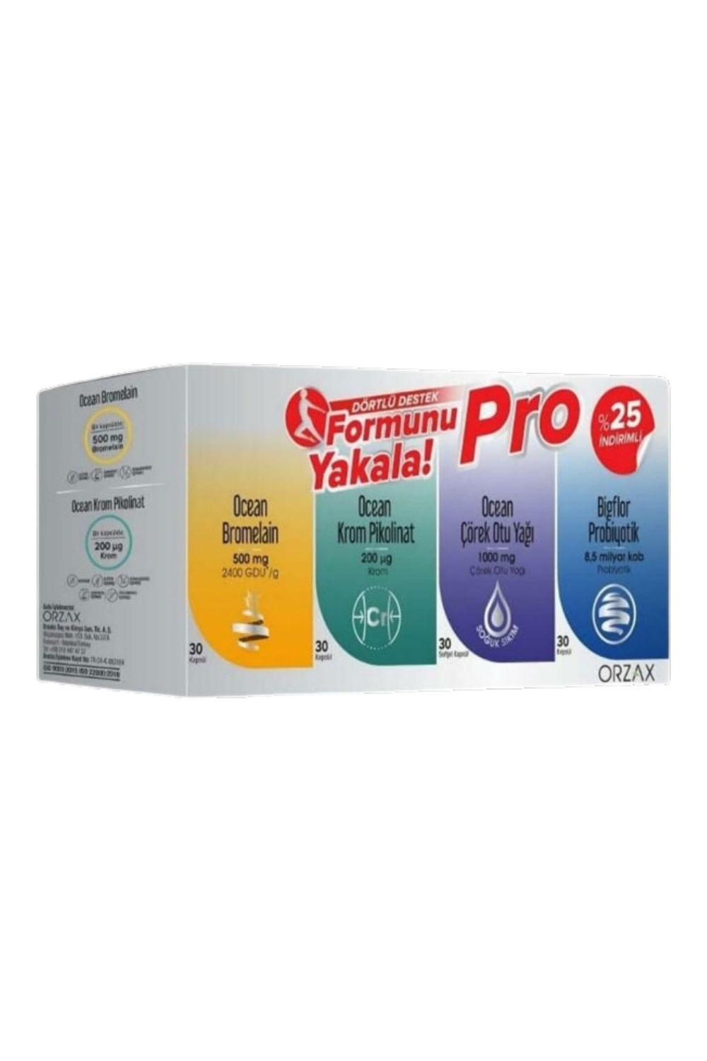 Ocean Formunu Yakala Pro 4'lü Destek Seti