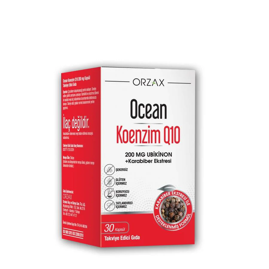 Ocean Koenzim Q10 200mg 30 Kapsül Ocean Koenzim Q10 200mg 30 Kapsül