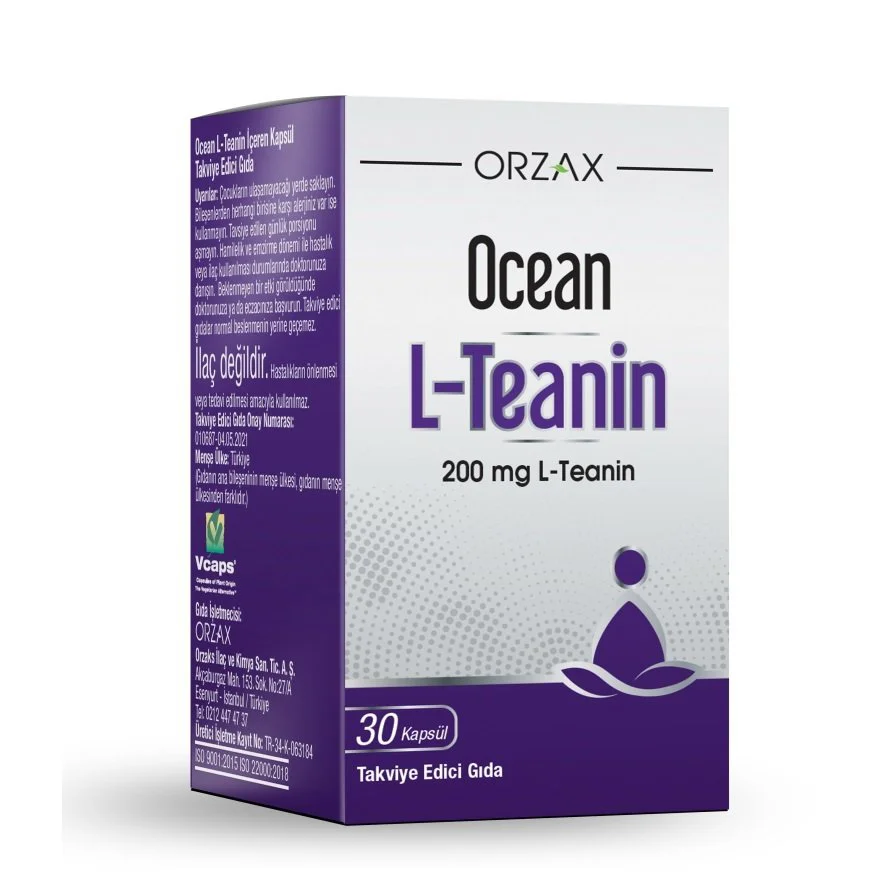 Ocean L Teanin (L Theainine) 30 Kapsül Fiyatı, Yorumları ve Özellikleri