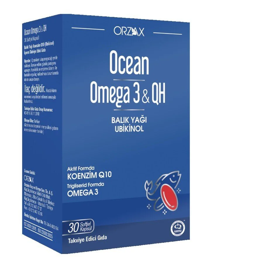 Ocean Omega 3 QH 30 Soft Kapsül Fiyatı, Yorumları ve Özellikleri
