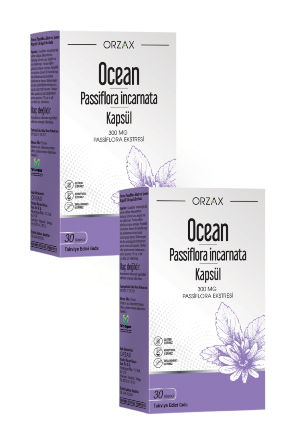 Ocean Passiflora 30 Kapsül x 2 Adet