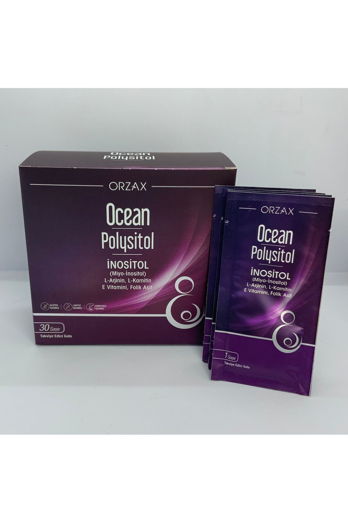 Orzax Ocean Polysitol İnositol 30 Saşe Takviye Edici Gıda 2 Adet