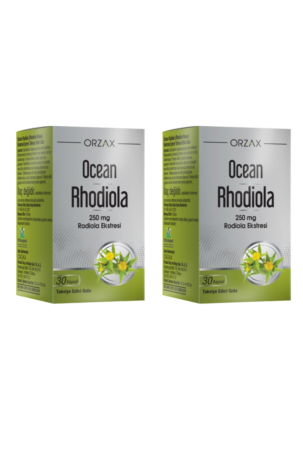Ocean Rhodiola 250 Mg 30 Kapsül x 2 Adet