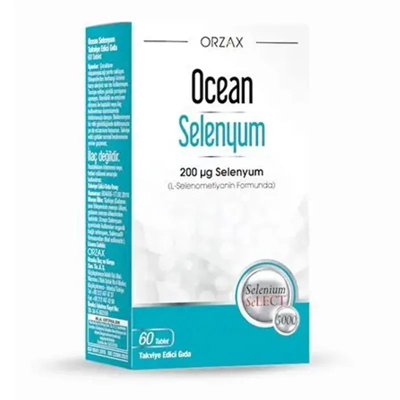 Ocean Selenyum 200mcg 60 Tablet Fiyatı, Yorumları ve Özellikleri