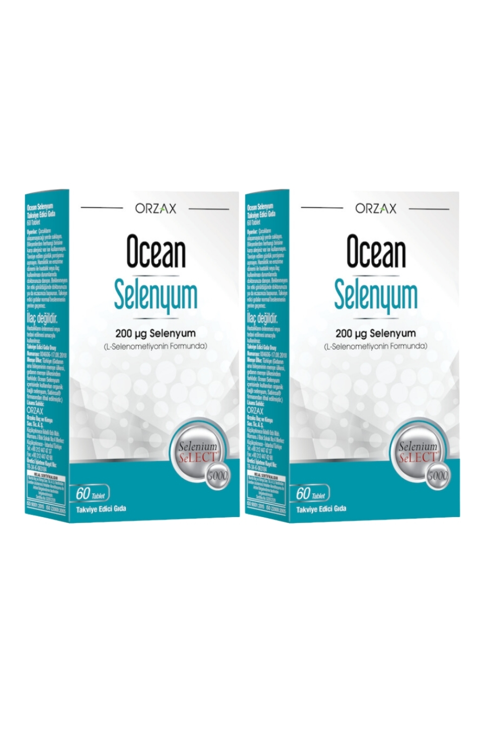 Ocean  Selenyum 200 Mcg 60 Tablet X 2 Adet