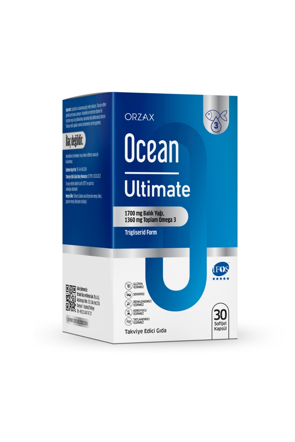 Ocean  Ultimate 1700 Mg 30 Kapsül