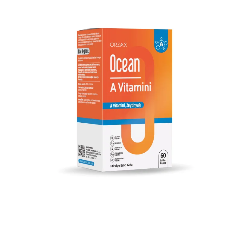 Ocean Vitamin A 60 Kapsül Fiyatı, Yorumları ve Özellikleri