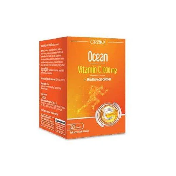 Ocean Vitamin C 1000mg 30 Tablet Fiyatı, Yorumları ve Özellikleri