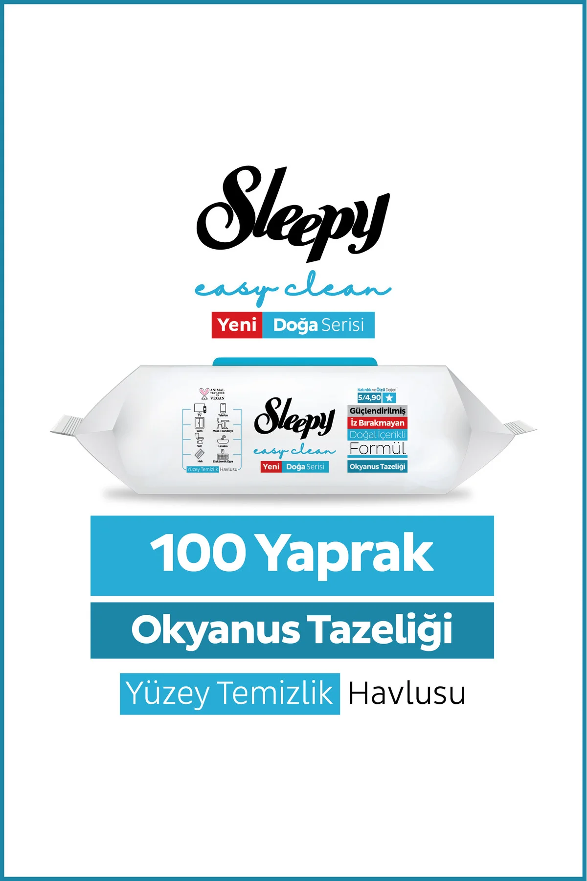 Ocean Yüzey Temizlik Havlusu Mendili Okyanus Tazeliği 100 Yaprak Fiyatı, Yorumları ve Özellikleri