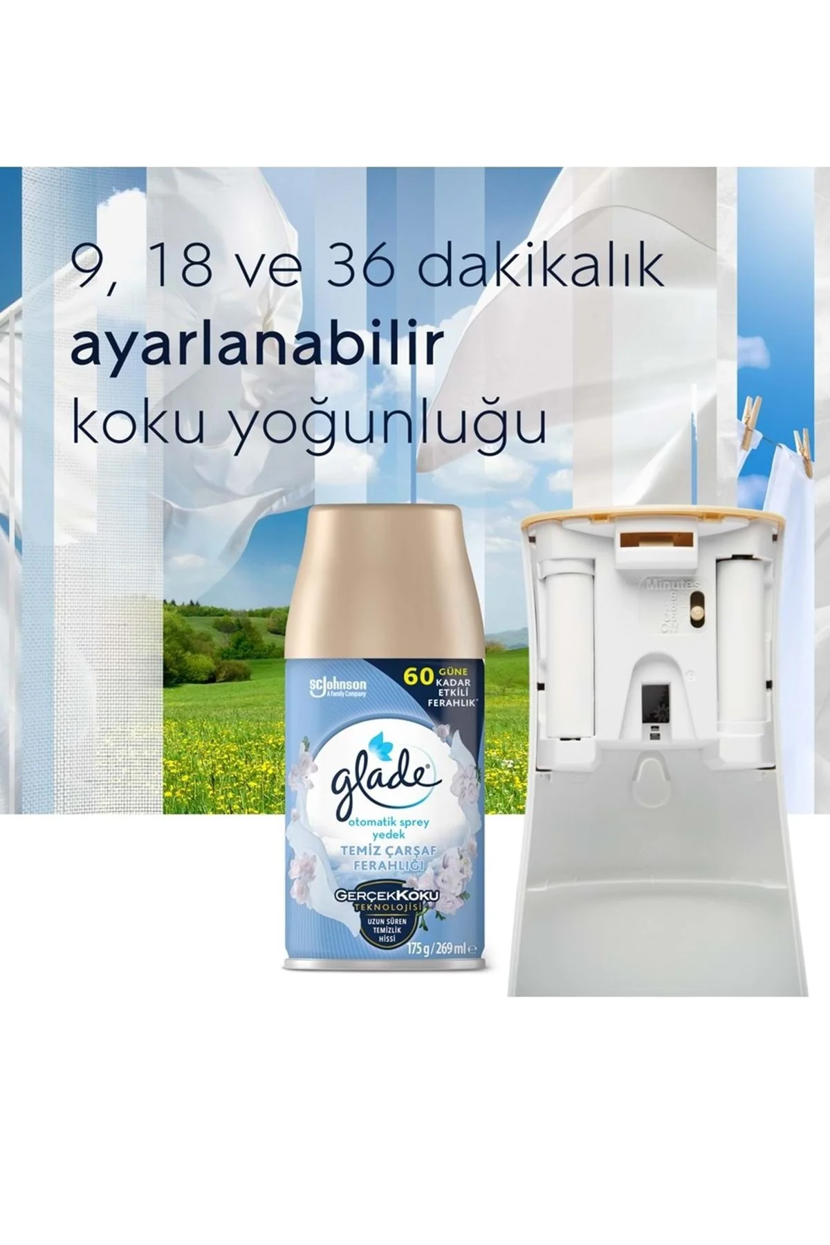 Oda Kokusu Otomatik Sprey Yedek 269ml (10 LU SET) Temiz Çarşaf Ferahlığı (5PK*2) Fiyatı, Yorumları ve Özellikleri