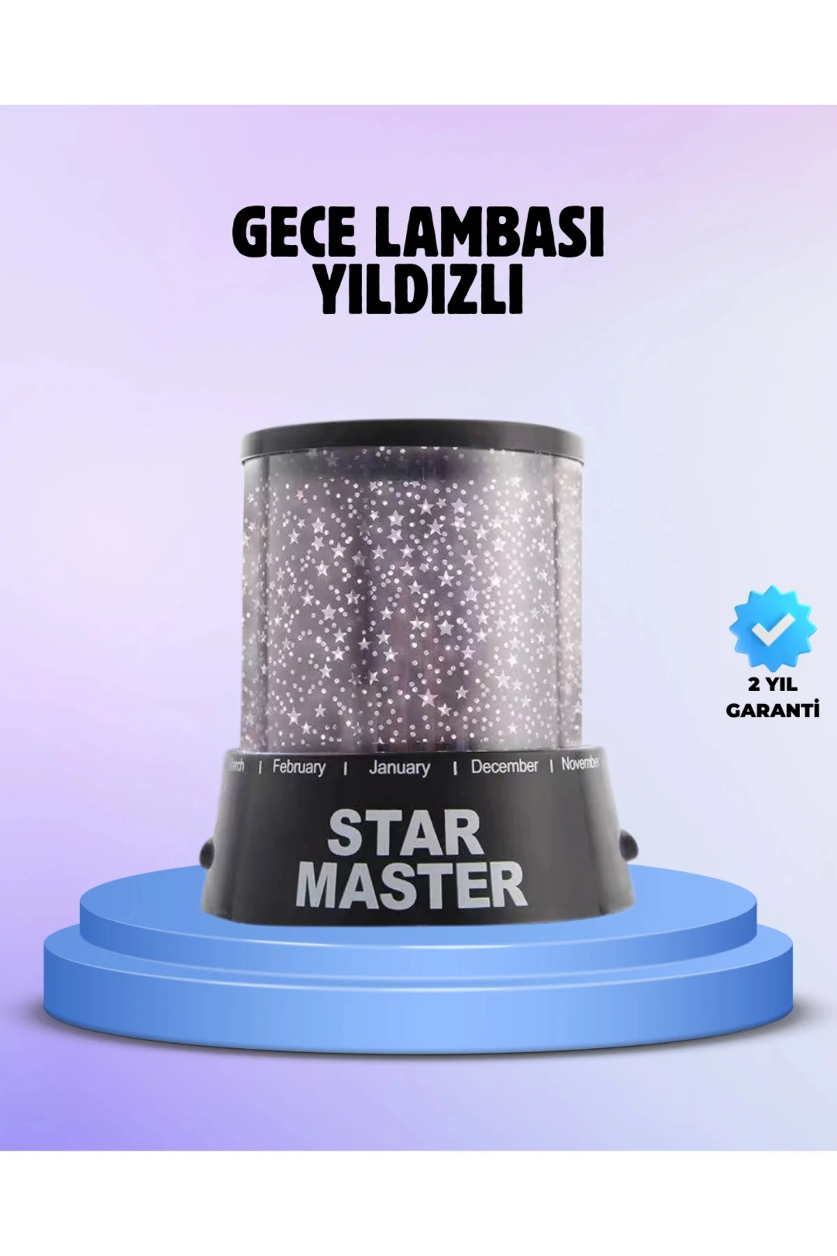Odayı Yıldızlarla Dolduran Galaxy Efektli LED Projektör Işık