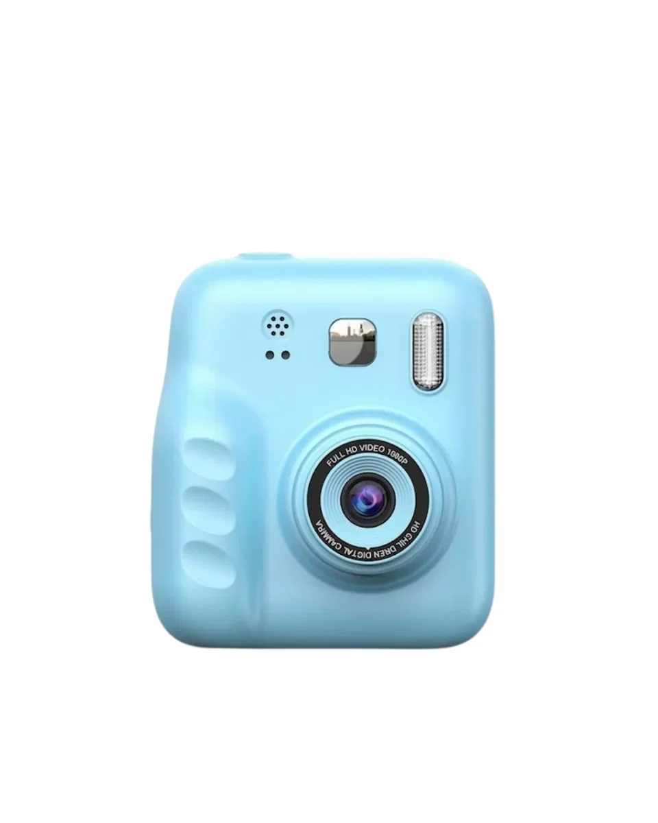 OEMTR Çocuk Fotoğraf Makinesi Anında Baskı Özellikli 4 Kağıt Rulo ve 5 Renkli Kalem Hediyeli