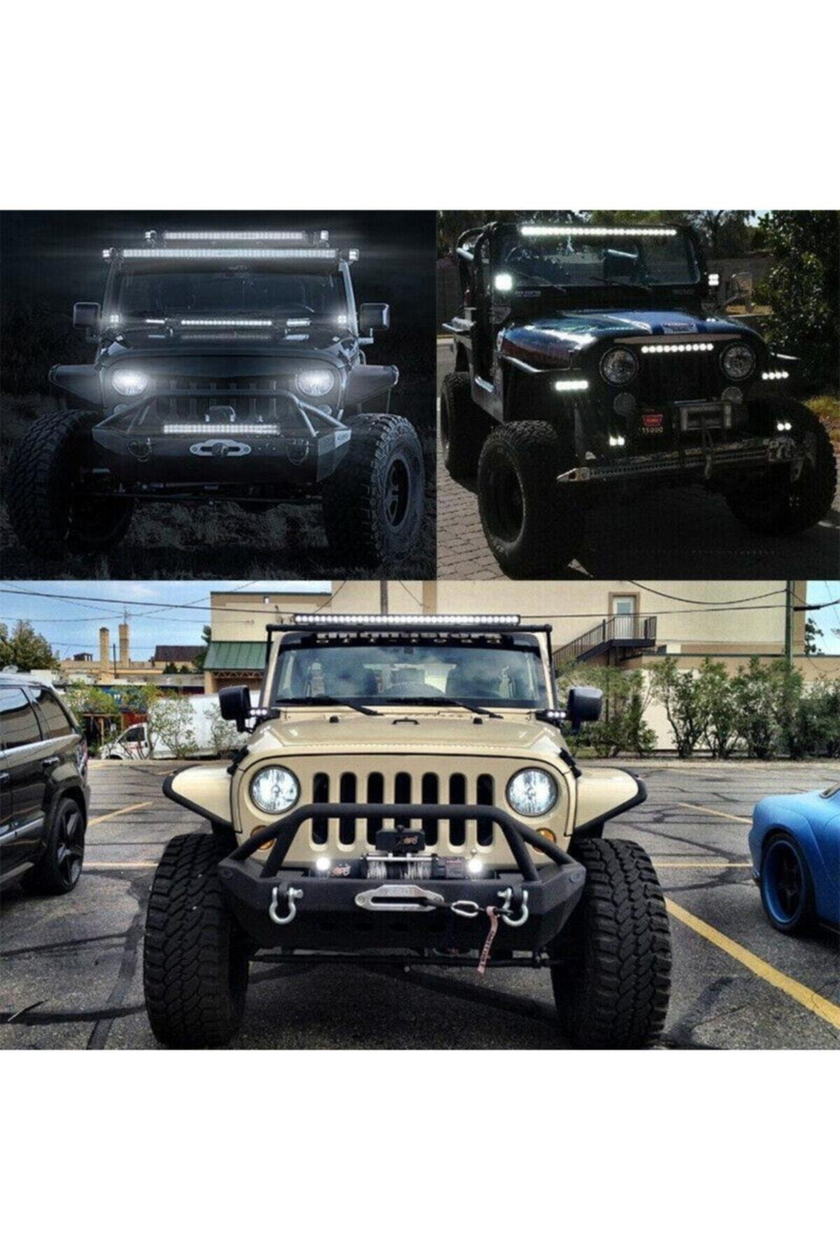 Off Road Led Bar 112 cm 126w Beyaz Işık Slim Tek Sıra Uyumlu