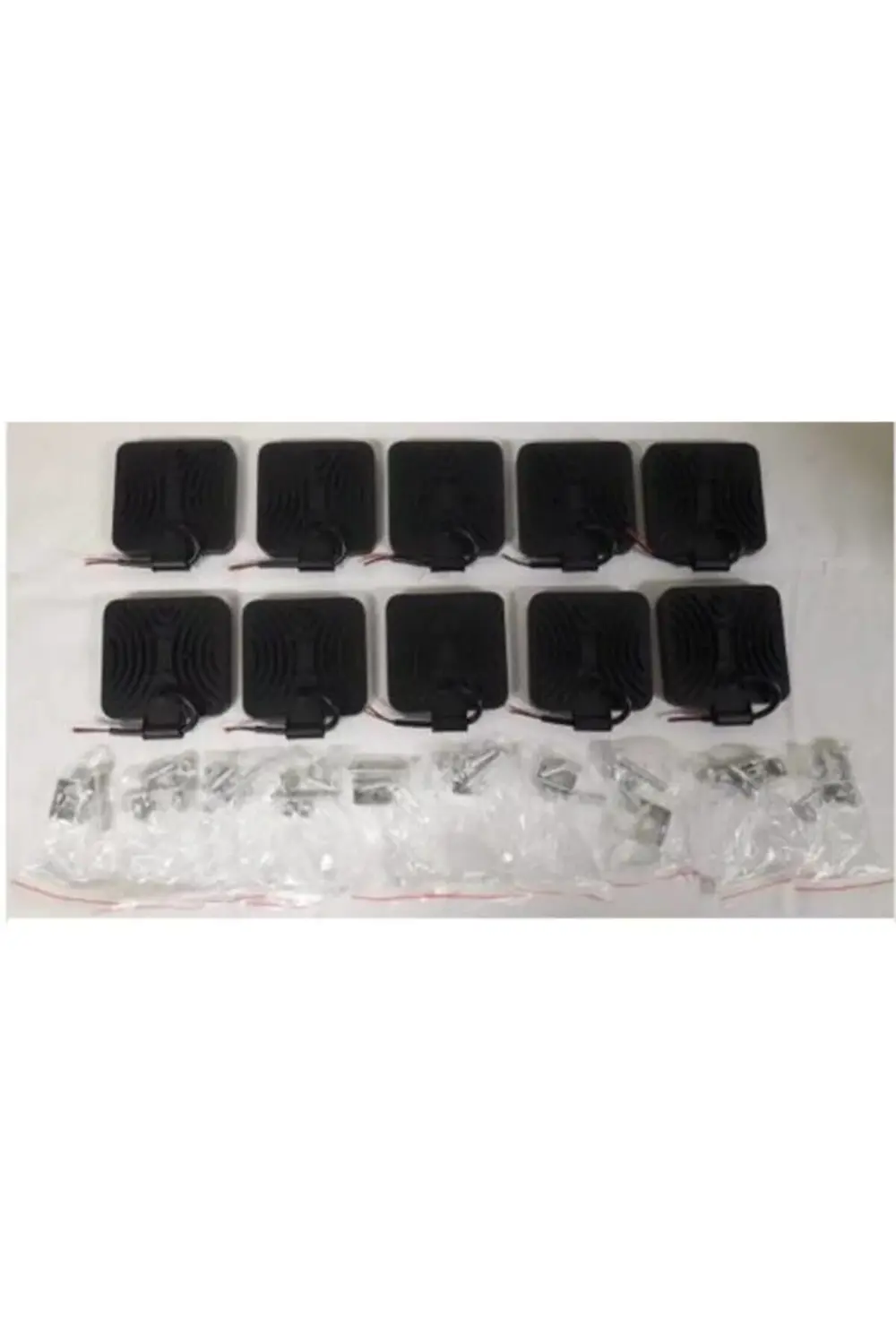 Off Road Sis Farı - Lambası 16 Led Kare Çalışma Lambası 10 Adet