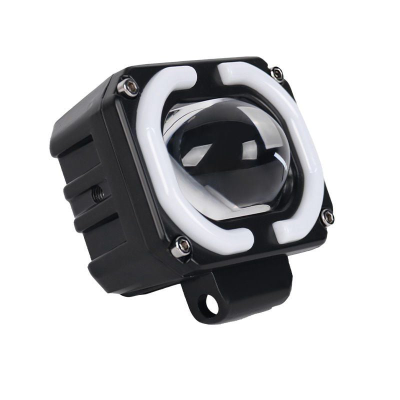 Off-Road Sis Lambası- Beyaz Amber İç  Angel  Mavi / Lass329