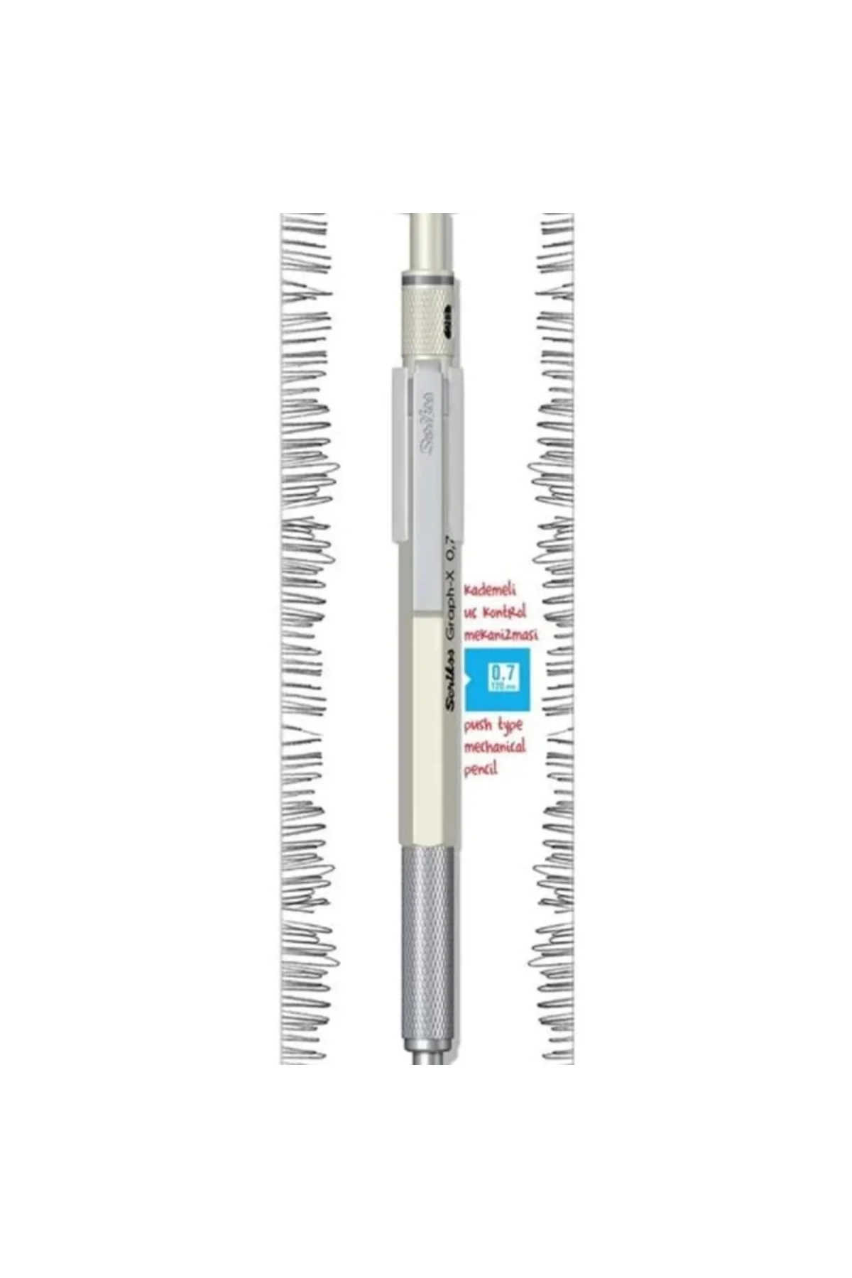 Office Graphx Mekanik Kurşun Kalem Beyaz 0.7 Mm