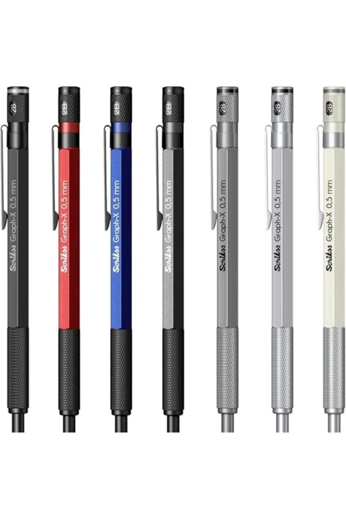 Office Graphx Mekanik Kurşun Kalem Kurşun Gri 0.5 Mm