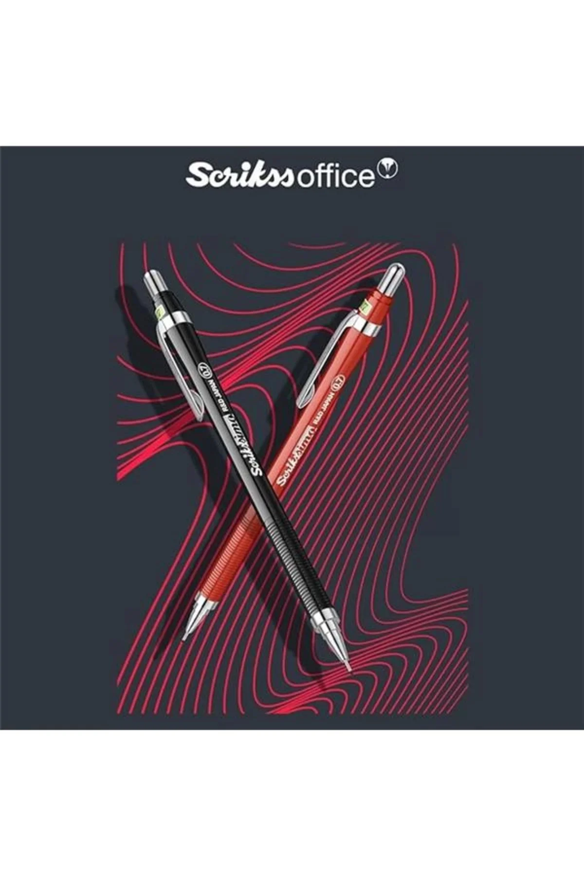 Office Simo Mekanik Kurşun Kalem Kırmızı 0.5 Mm