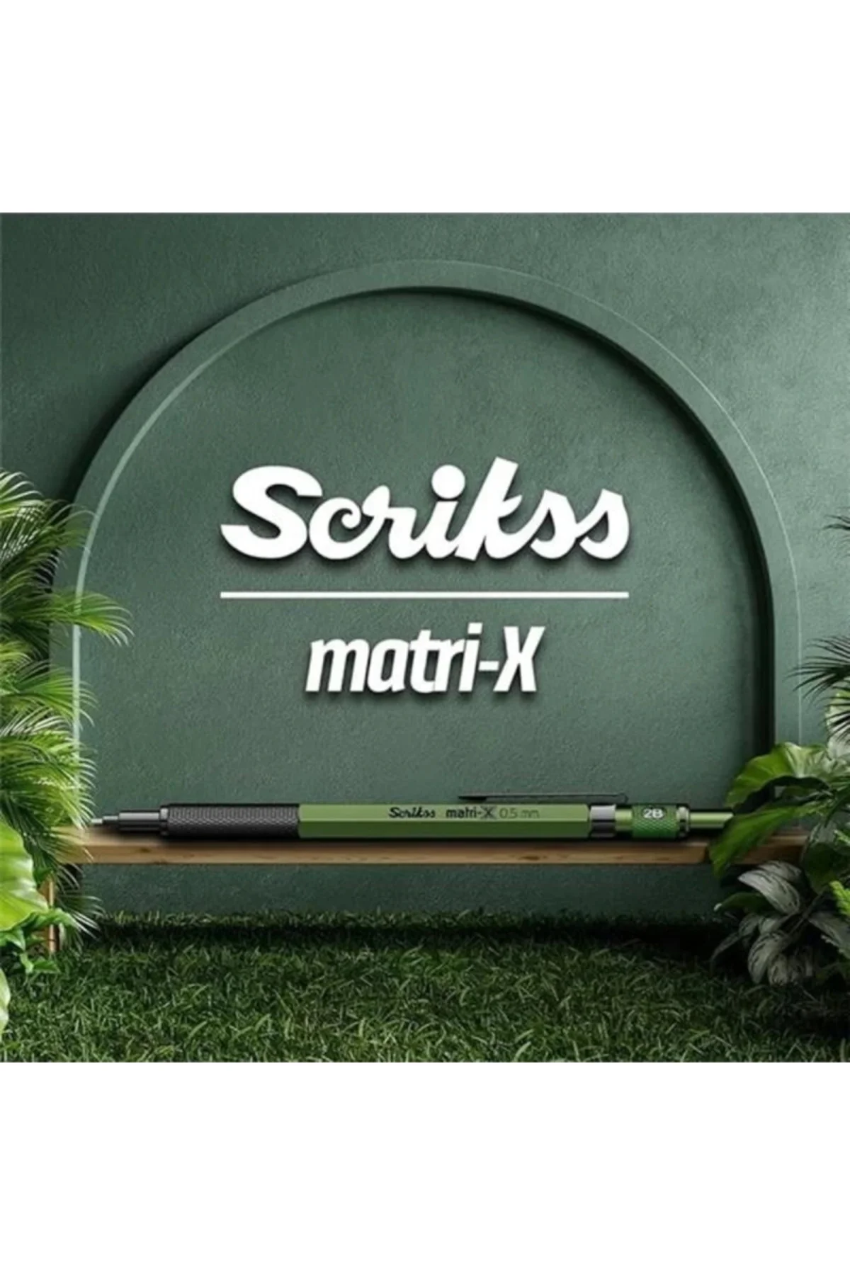 Ofis Matri X Versatil 0.7 mm Kalem, Silgili, Yeşil