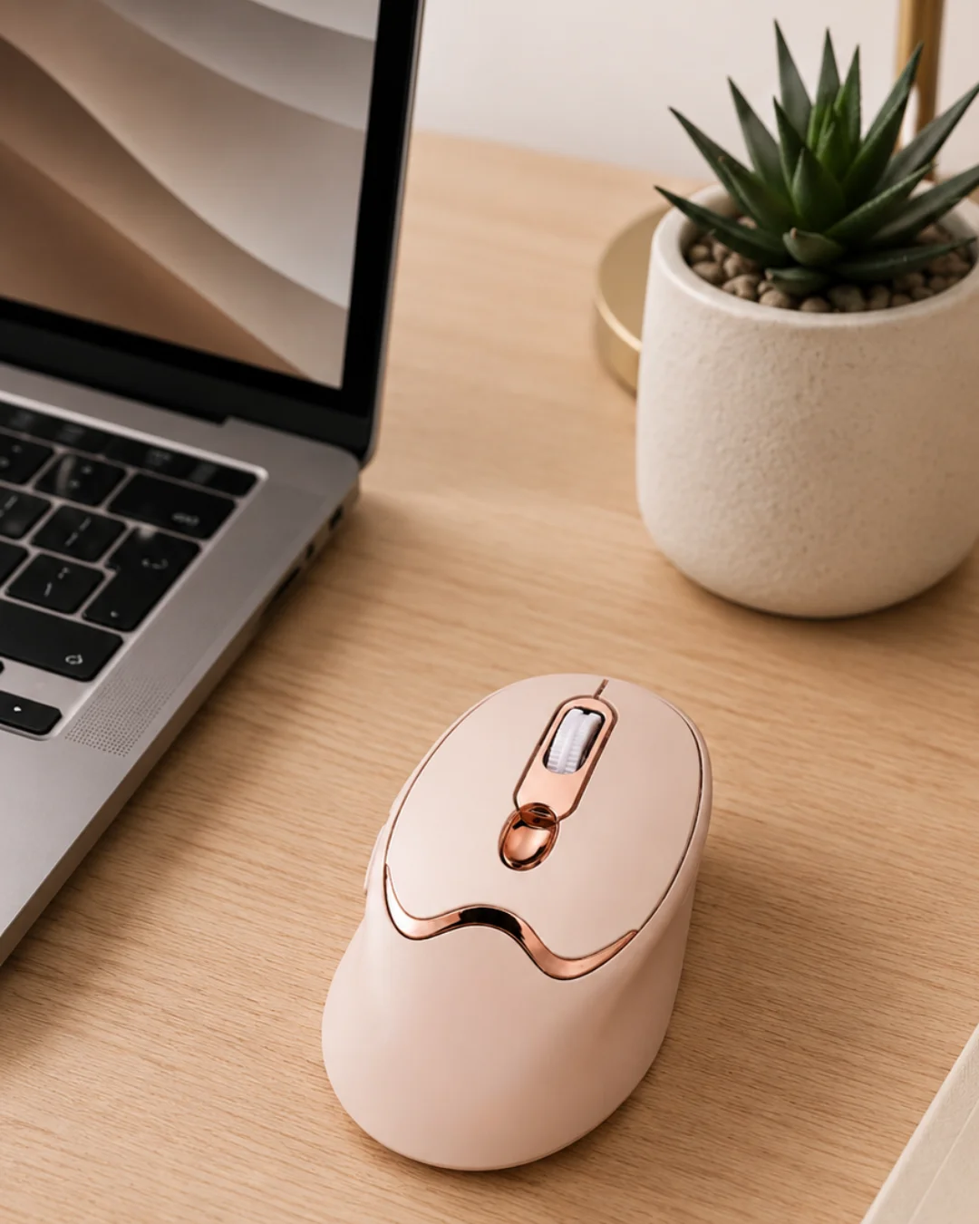Ofis ve Laptop Kullanımına Uygun Şarjlı Wireless Mouse Sessiz Tuşlu