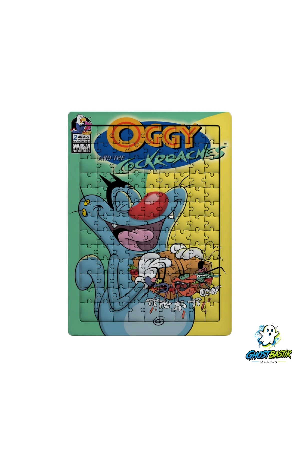 Oggy 99 Parça Ayaklı Puzzle – Dekoratif Çocuk Yapbozu 0256