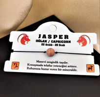 OĞLAK BURCU JASPER DOĞALTAŞ MAKROME ÖRGÜLÜ BİLEKLİK-BURÇBİLEKLİK1