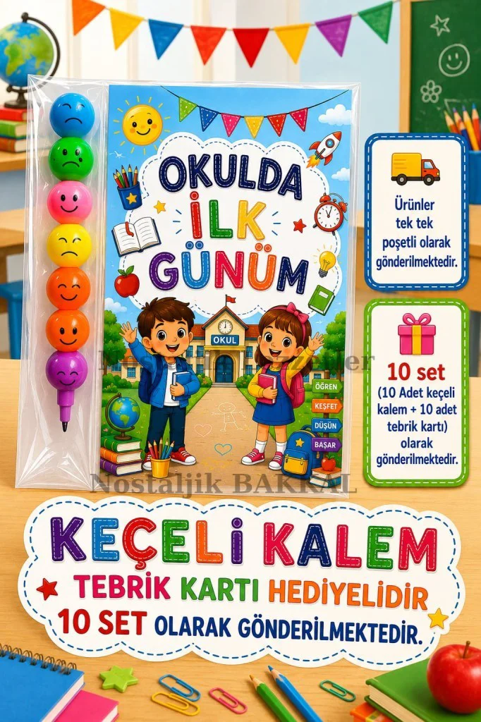 Öğrencilere Özel Okulda İlk Günüm Yazılı 10 Adet Hediye Seti 1. Öğrencilere Özel Okulda İlk Günüm Yazılı 10 Adet Hediye Seti 1. Fiyatı, Yorumları ve Özellikleri