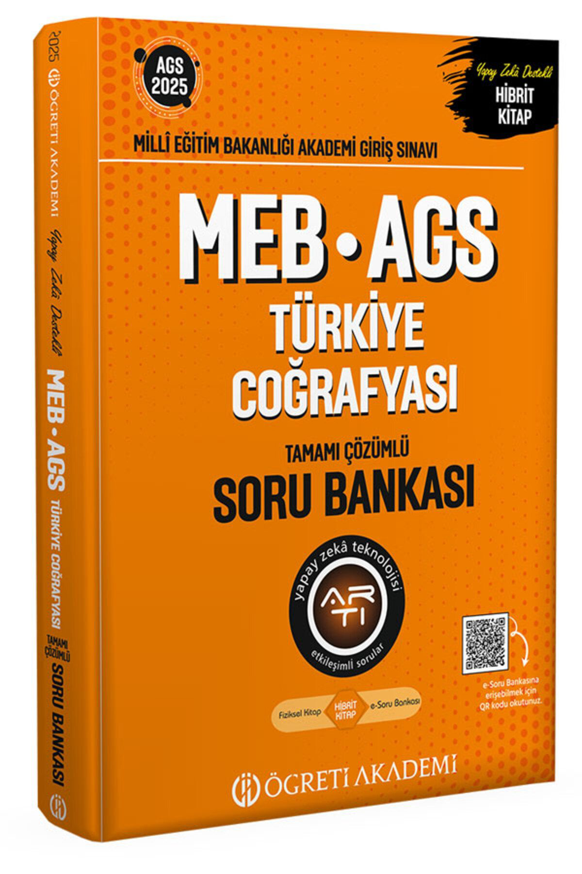Öğreti 2025 MEB-AGS Türkiye Coğrafyası Tamamı Çözümlü Soru Bankas