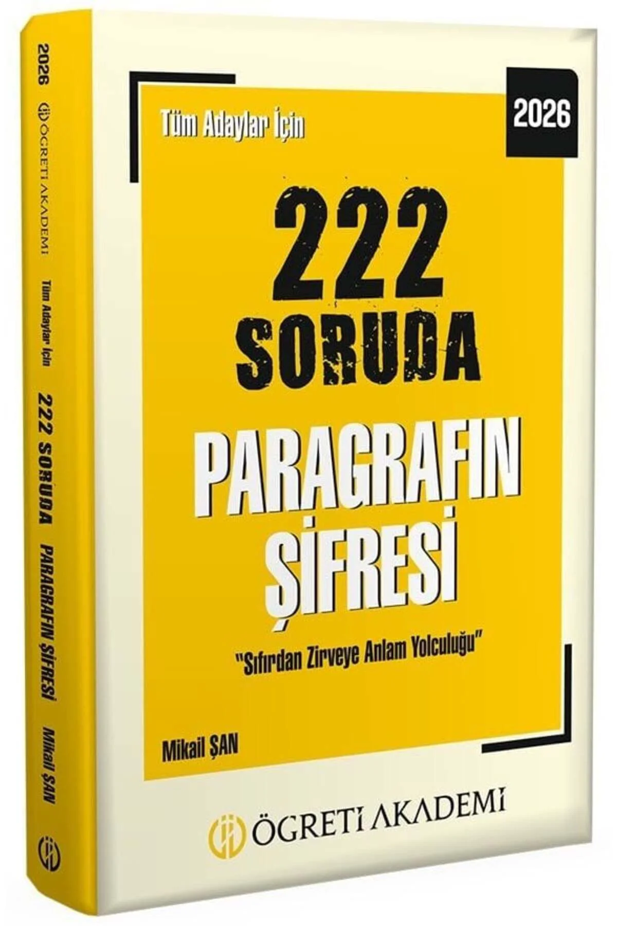 Öğreti 2026 KPSS MEB-AGS ALES DGS TYT AYT MSÜ 222 Soruda Paragrafın Şifresi Soru Bankası Çözümlü - M