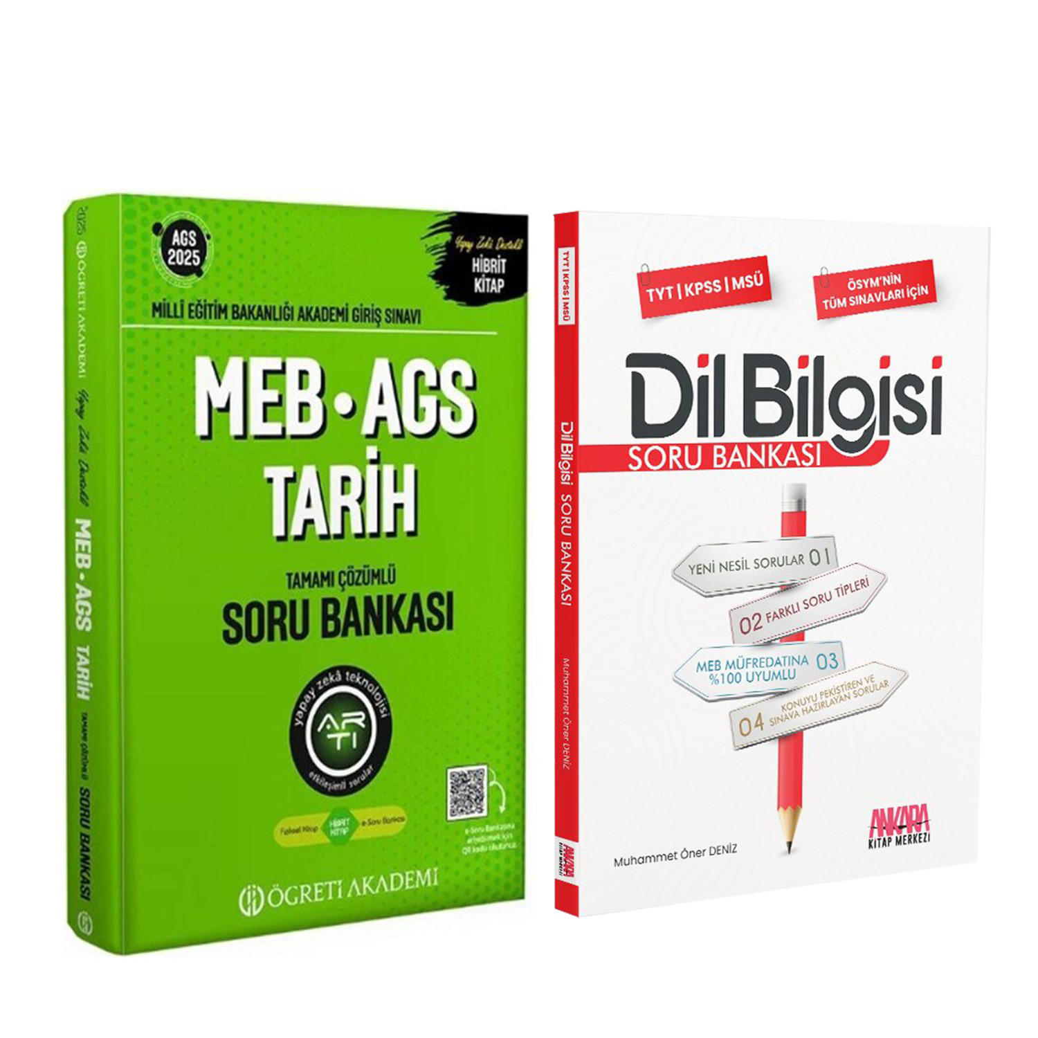 Öğreti Akademi 2025 MEB AGS Tarih ve AKM Dil Bilgisi Soru Bankası
