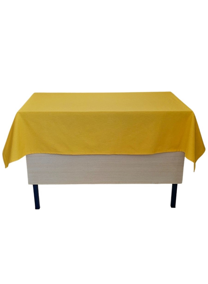 Kostüm Sarayı Öğretmen Masa Örtüsü Sarı (Pamuklu)