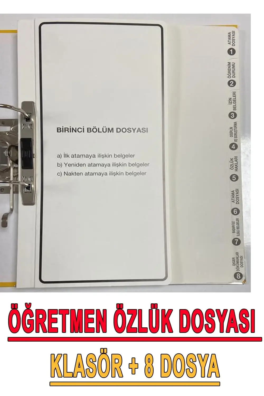 Öğretmen Özlük Dosyası Meb